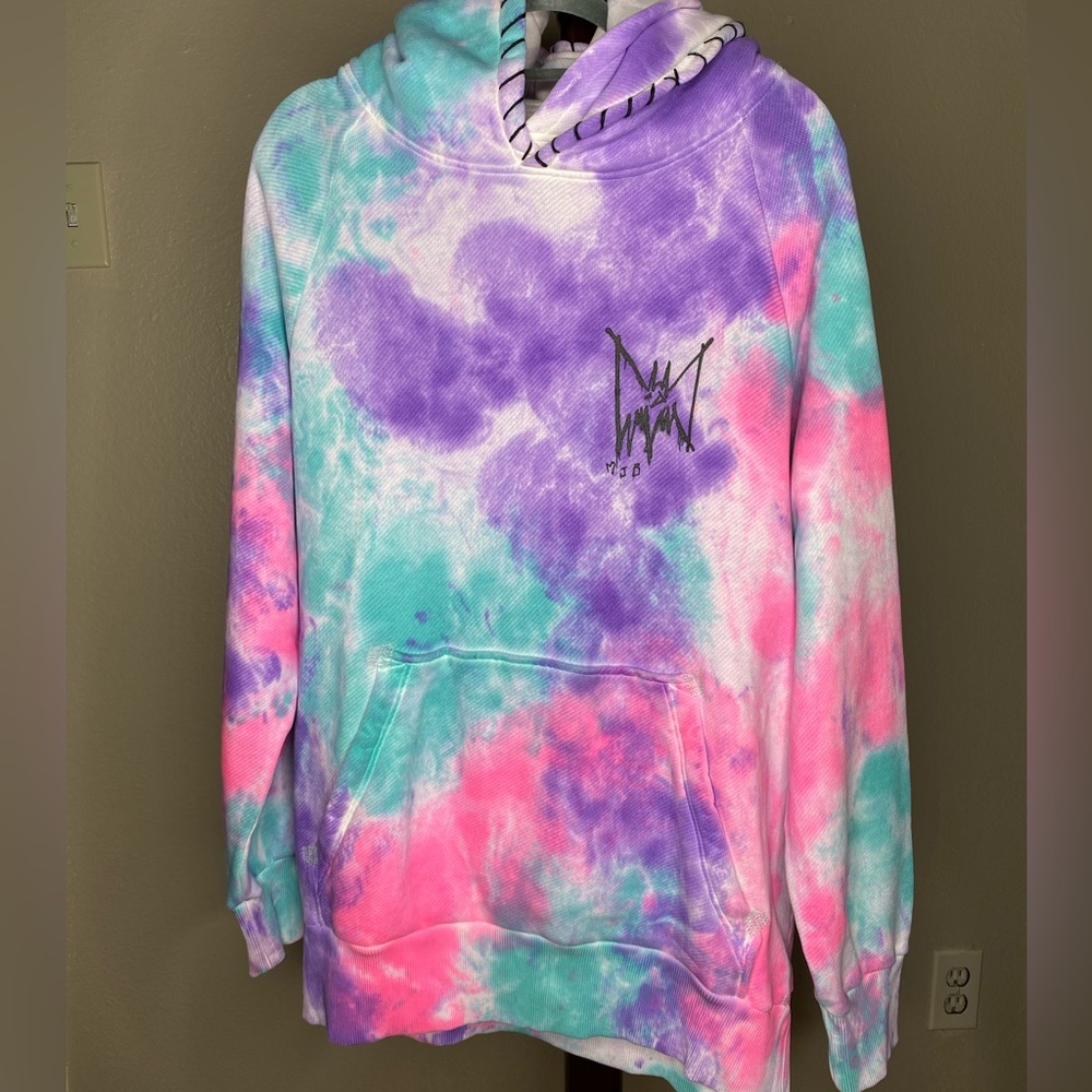 Marc Jacques Burton MJB Tie-Dye Hoodie Size Medium, great condition